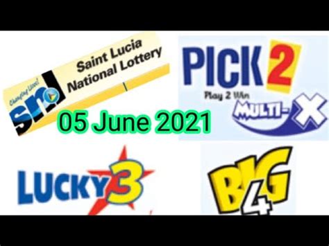 st lucia national lottery big 4|st lucia pick 3.
